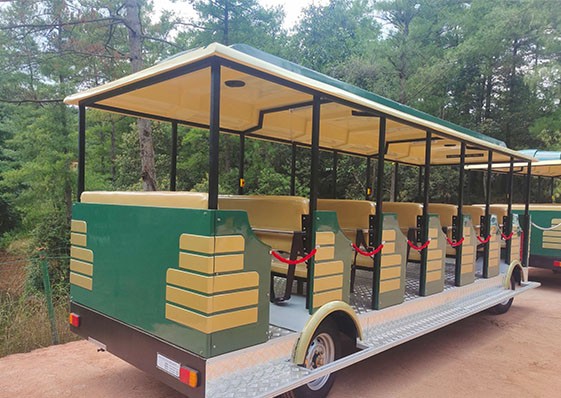 58座燃油車觀光車-車廂樣式