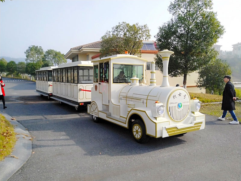景區(qū)觀光小火車-白色定制 景區(qū)觀光小火車-白色定制